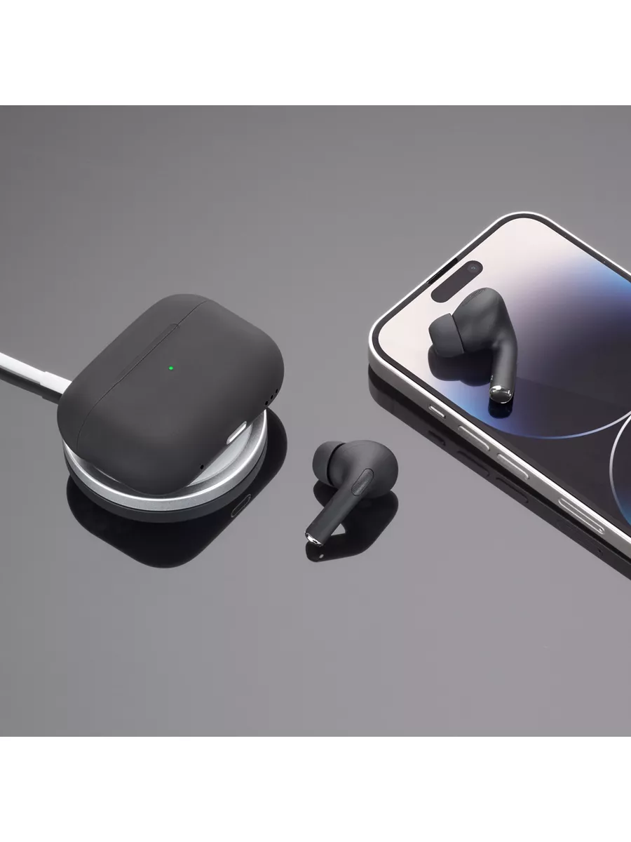 Наушники беспроводные Air Pro 2, BT 5.3, 300 мАч, QI