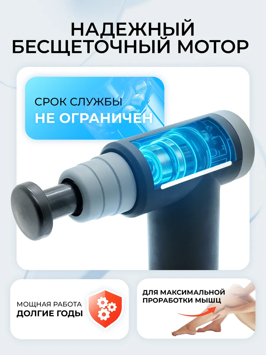 Перкуссионный массажер электрический ударный для тела