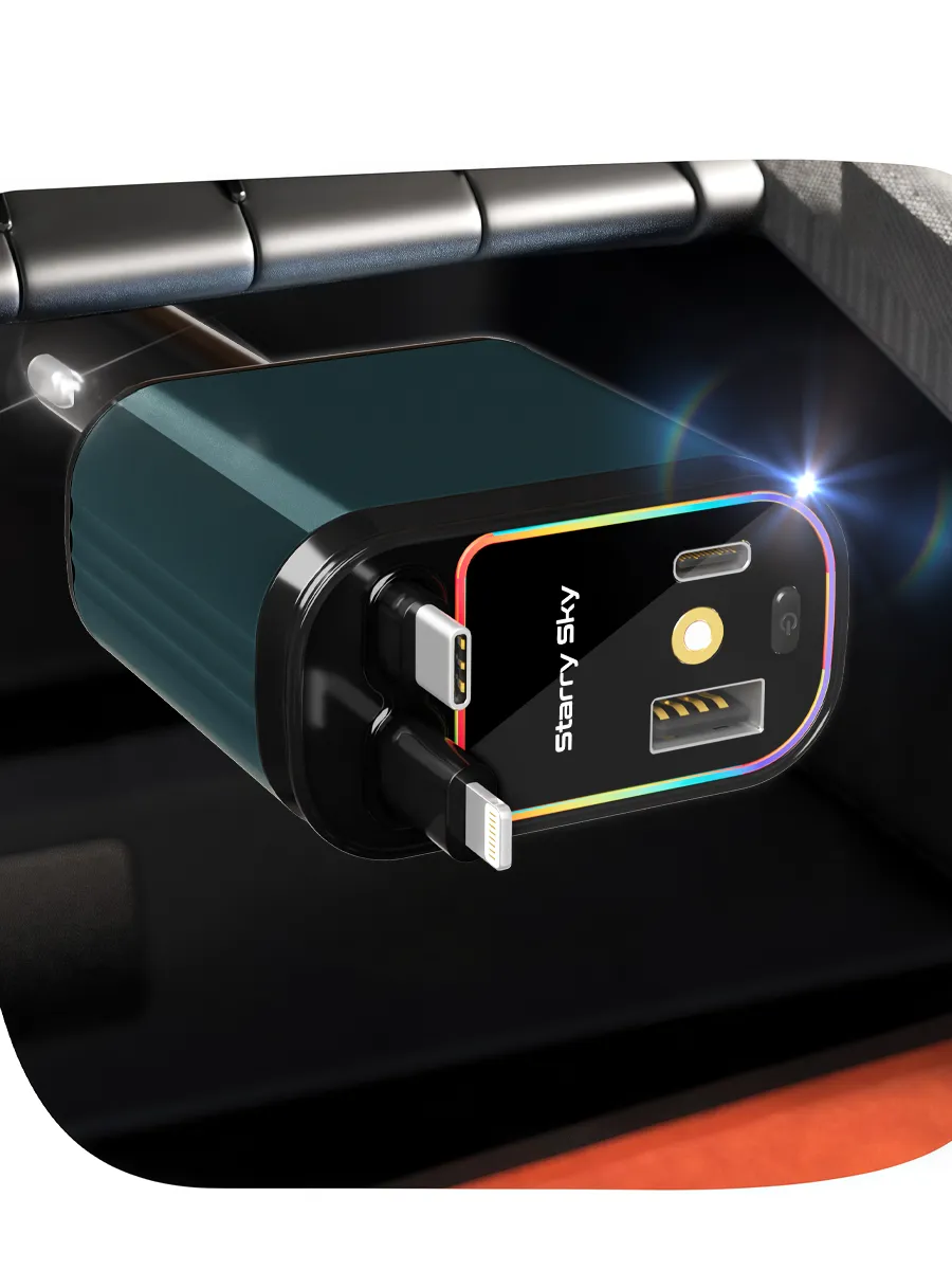 Быстрая зарядка в прикуриватель машины 66 Вт