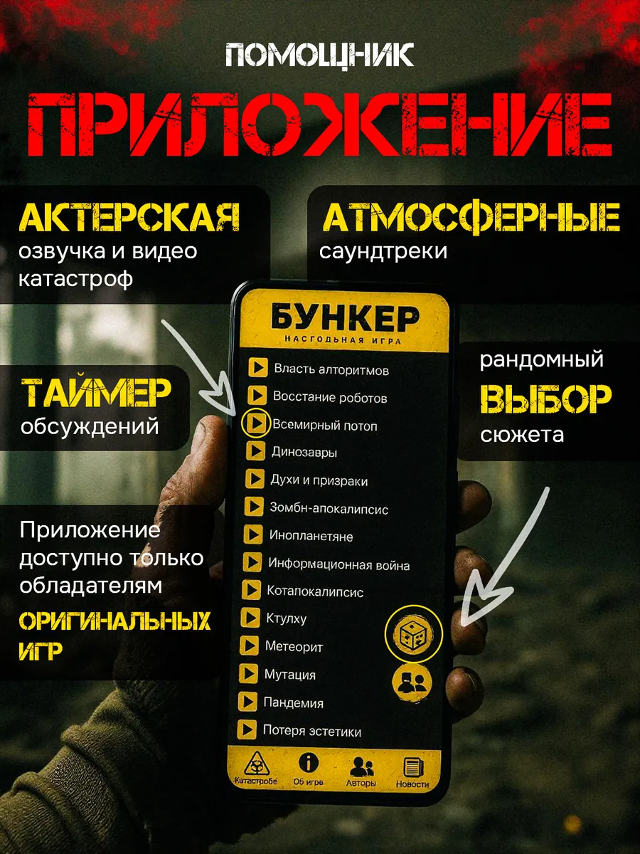 Настольная игра Бункер 3.2