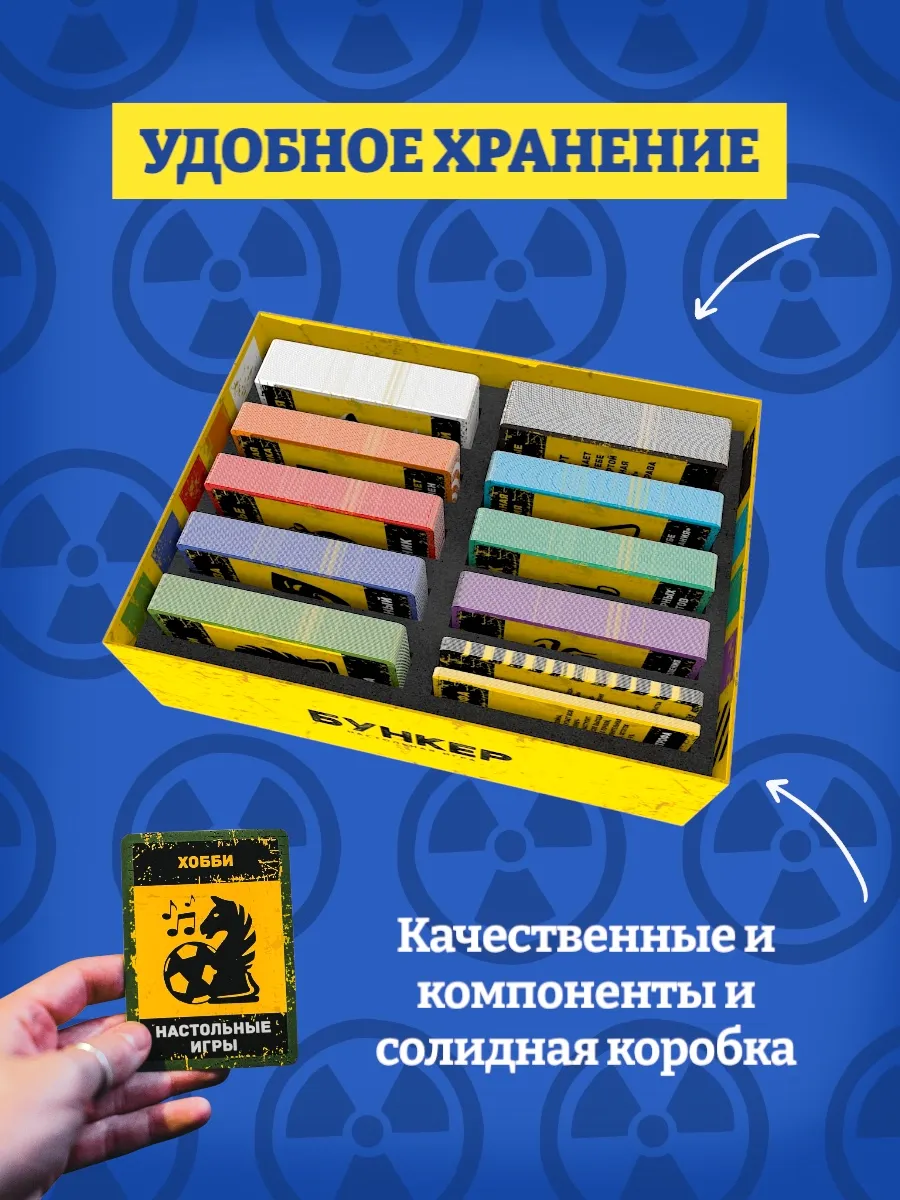 Бункер 3.2 настольная квест-игра для компании взрослых